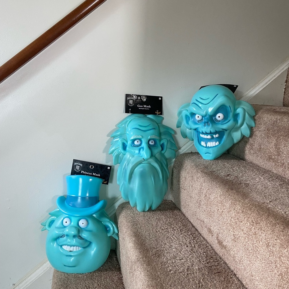 Hitchhiking Ghost Masks from Haunted Mansion (all 3 included in price)